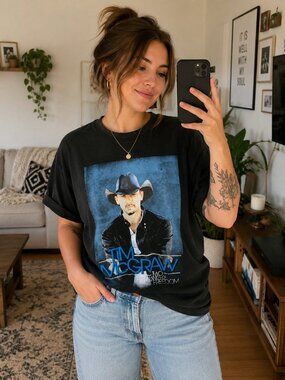 TIM MCGRAW TOUR TEE WOMENS (LARGE)
